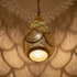 Moroccan Pendant Light – Brass Teardrop Perforated