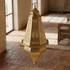 Moroccan Lantern – Floral Geometric Brass Lamp