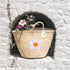 Ultimate White Daisy Straw Basket Bag – Summer Holiday Must-Have!