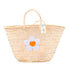 Ultimate White Daisy Straw Basket Bag – Summer Holiday Must-Have!