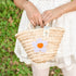 Ultimate White Daisy Straw Basket Bag – Summer Holiday Must-Have!