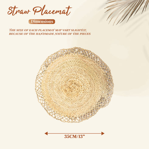 Bohemian Braided Dining Table Mats