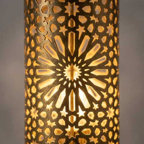Filigree Brass Moroccan Lamp