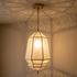 Handmade Moroccan Brass Lamp with Milky Glass - Home Decor (pl-2020)