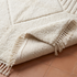 Authentic Beni Ourain Rug – High Pile Plush Wool Moroccan Area Rug for Modern Scandinavian Living Room Decor
