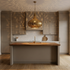 Moroccan Chandelier – Brass Filigree Openwork Entryway