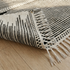 Moroccan Berber Rug – Gray Plush Geometric Wool Area Rug