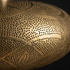 Filigree Brass Moroccan Pendant Light Living Room