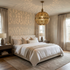 Perforated Brass Moroccan Pendant Light