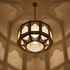 Handmade Moroccan Brass Lamp, Milky Glass Boho Lighting (pl-2021)