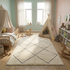 Authentic Beni Ourain Rug - Minimalist Boho Living Room Decor