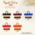 Handmade Straw Beach Bag – Black Tassel Tote, Openwork