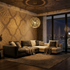 Brass Pendant Light – Moroccan Star Openwork