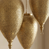 Authentic Custom Brass Chandelier – Gold Hand-Hammered Triple Teardrop Pendant Light for Boho Bedroom Mood Lighting