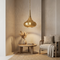 Handmade Moroccan Ceiling Light – Brass Dome Openwork