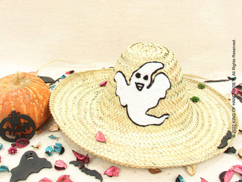 Personalized Witch Straw Hat For Halloween