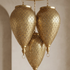 Moroccan Chandelier – Teardrop Jeweled Brass Lamp