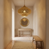Filigree Brass Moroccan Chandelier Shadow-Casting