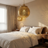 Moroccan Pendant Light – Globe Star Brass Lamp