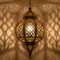 Filigree Brass Moroccan Lantern