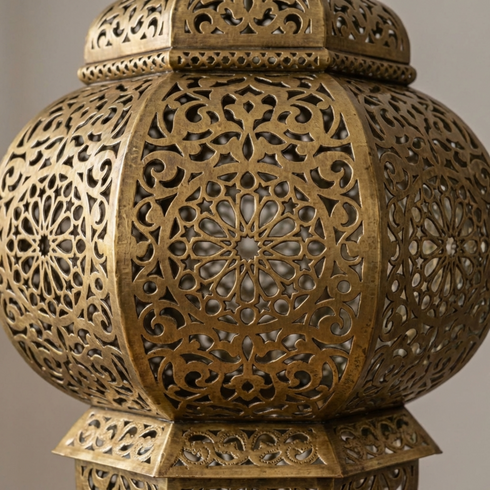 Brass pendant lights - Moroccan handmade design (pl-2012)