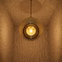 Authentic Handmade Moroccan Lamp – Oxidized Brass Teardrop Pendant with Artistic Shadow Casting for Bedroom Mood Lighting