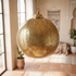 Moroccan Chandelier – Dome Openwork Brass Lamp