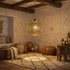Moroccan Pendant Light – Globe Star Brass Lamp