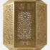 Geometric Brass Moroccan Lantern