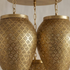 Moroccan Chandelier – Teardrop Jeweled Brass Lamp