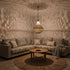 Moroccan Brass Pendant Light - Handcrafted Decoration