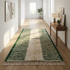 Authentic Moroccan Berber Rug – High Pile Natural Wool Area Rug with Modern Geometric Pattern for Living Room Decor