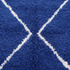 Blue Berber Rug - Moroccan Beni Ourain Wool Rug