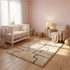 Beni Ourain Rug – Soft Shaggy Wool Area Rug with Tribal Geometric Design for Boho Interiors