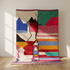 Amazing Colorful Moroccan Rug: Custom Handmade Carpet