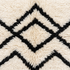 Minimalist Moroccan Rug - Flatweave Natural Wool - Scandi-Boho Geometric Decor