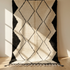 Boujaad Rug – Black & Ivory Abstract Wool Rug