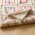 Azilal Rug – Multicolor Shaggy Diamond Wool Handmade Wool Rug