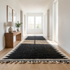 Beni Ourain Rug – Gray & Cream Plush Geometric Wool Rug