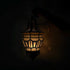 Moroccan Brass Hanging Lantern – White Glass Light (CL 1010)