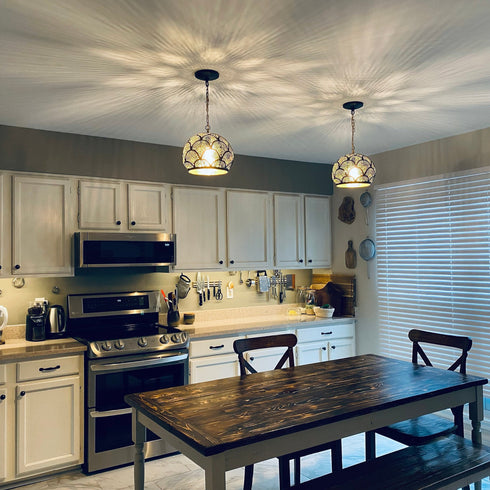 Handcrafted Elegance: Moroccan Brass Ceiling Light (PL 1054)