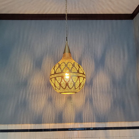 Exquisite Moroccan Brass Lighting, Large Moroccan brass chandelier lighting (PL 1052)