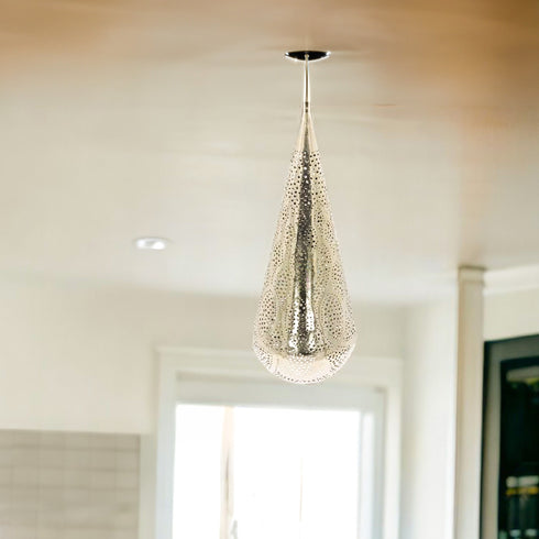 Moroccan Brass Table Lamp - Boho Pendant Light Shade & Chandelier (PL 1043)