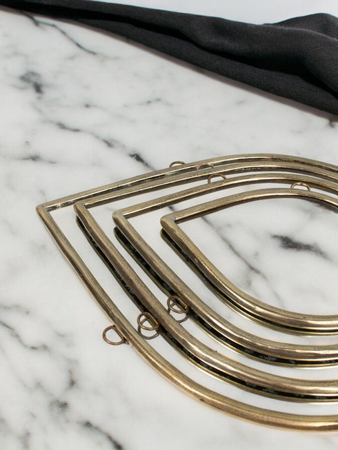 Moroccan Brass Eye Mirror | Unique Wall Decor & Housewarming Gift (1007)