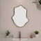 Unique Moroccan Handmade Brass Mirror | Irregular Asymmetrical Design (1008)
