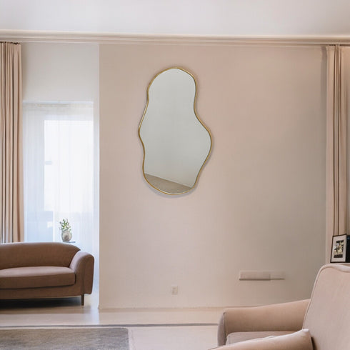 Asymmetrical Shape Mirror - Unique Decor for Hallways, Bedrooms & More (MR 1014)