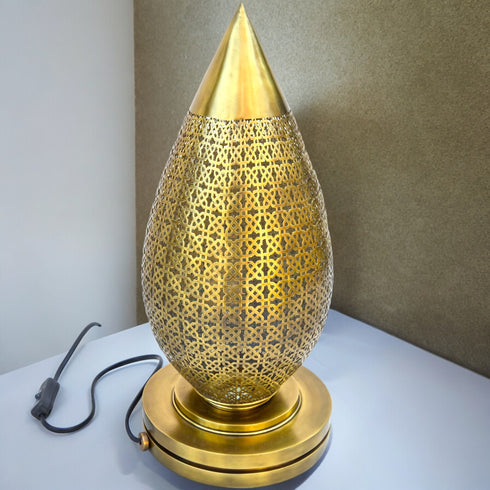 Illuminate Your Space with Our Exquisite Moroccan Brass Floor Lamp (TL 1007)