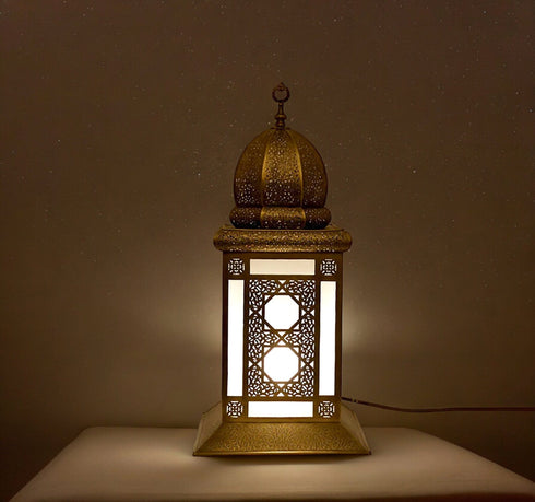 Handmade Moroccan Brass Floor Lamp - Custom Standing & Table Light (TL 1011)