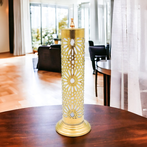 Exquisite Handcrafted Brass Lamp: Illuminate Your Space with Moroccan Charm (TL 1005)