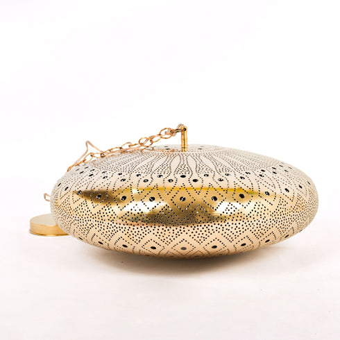 Elegant Moroccan Chandelier: Brass, Copper, & Bronze Ceiling Lamp (PL 1047)